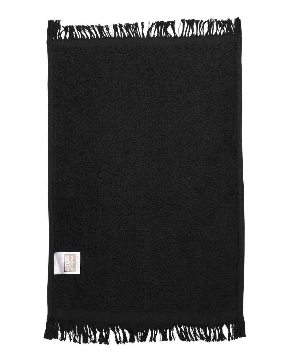 Fringed Fingertip Towel - Back - B17695500 - Black