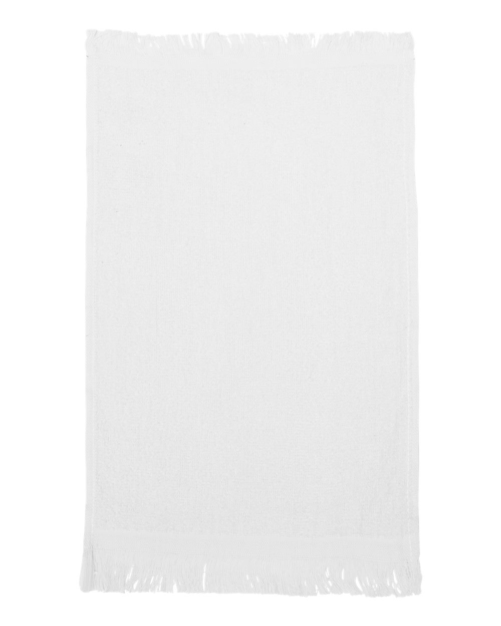 Fringed Fingertip Towel - Front - B17695000 - White