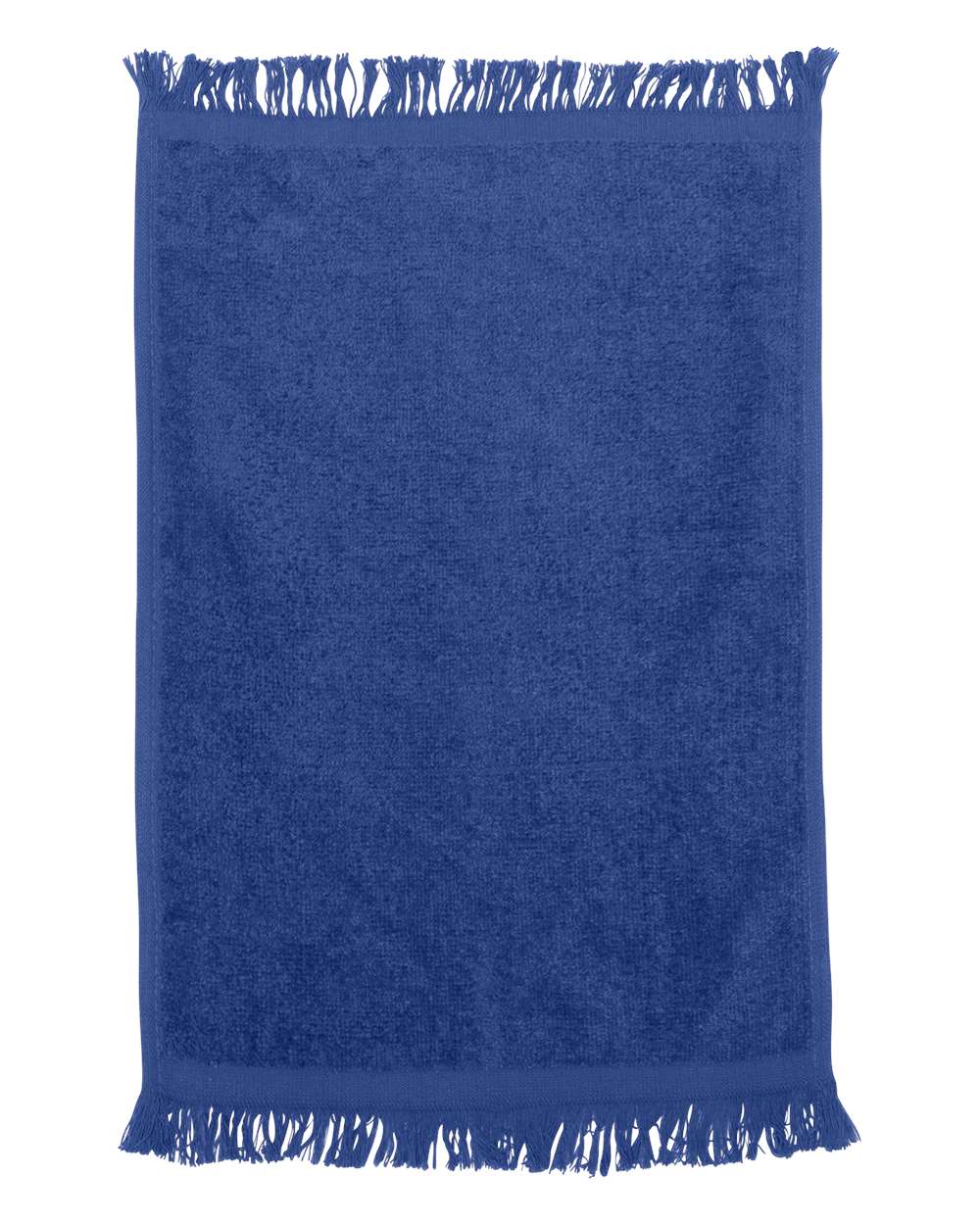 Fringed Fingertip Towel - Front - B17695750 - Royal