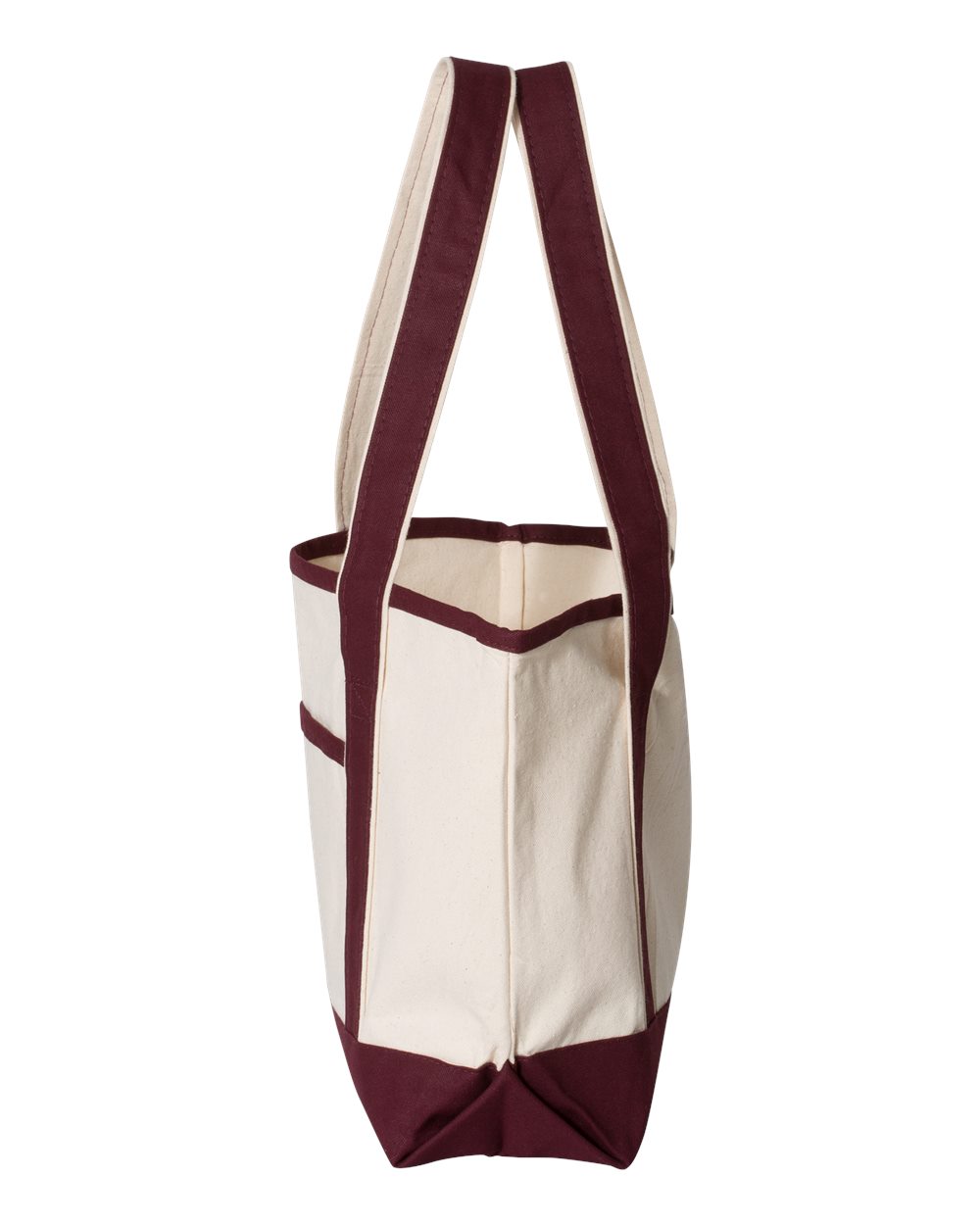20L Small Deluxe Tote - DirectSide - B45495530 - Natural/ Maroon