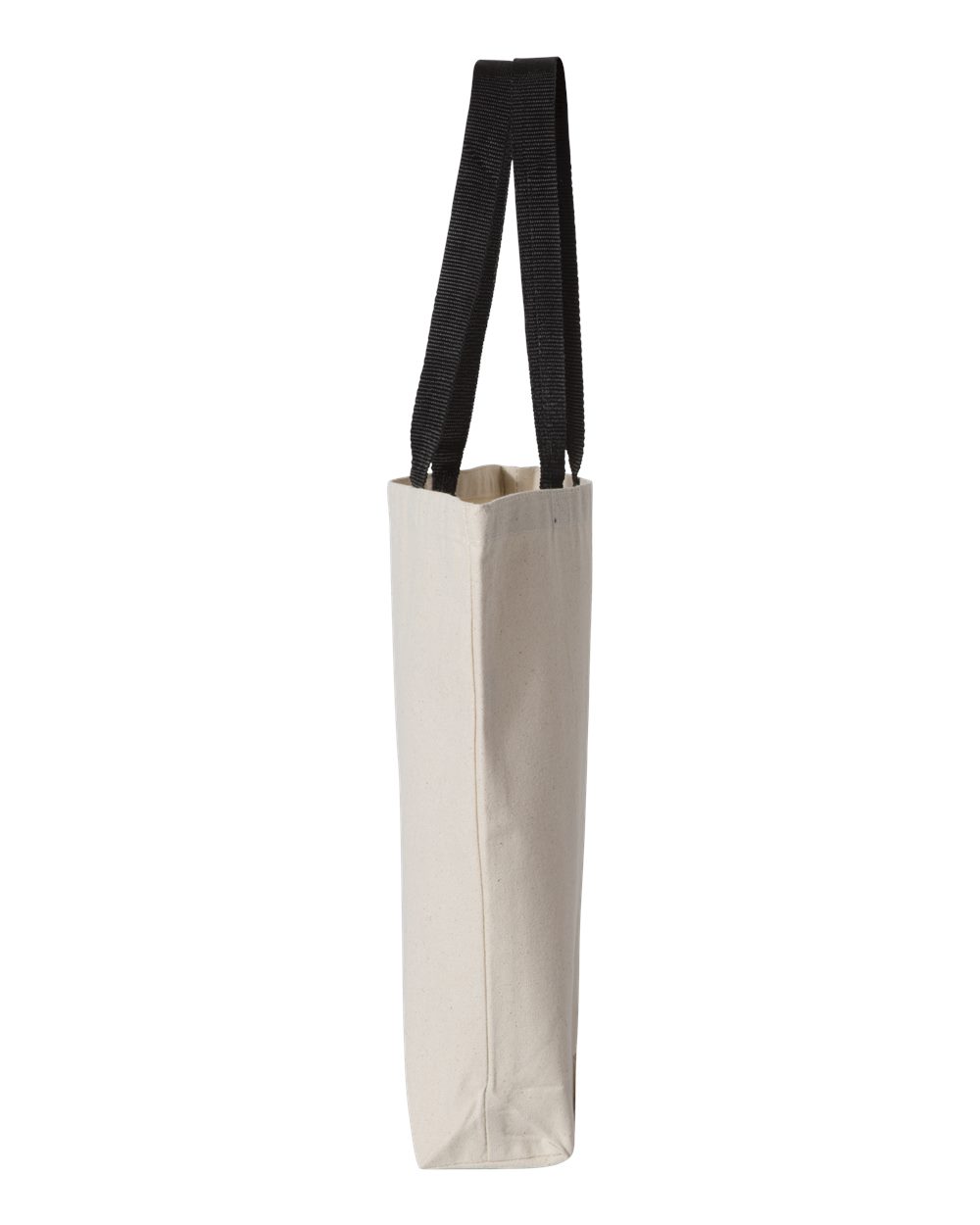 11L Canvas Tote with Contrast-Color Handles - DirectSide - B45895250 - Natural/ Black