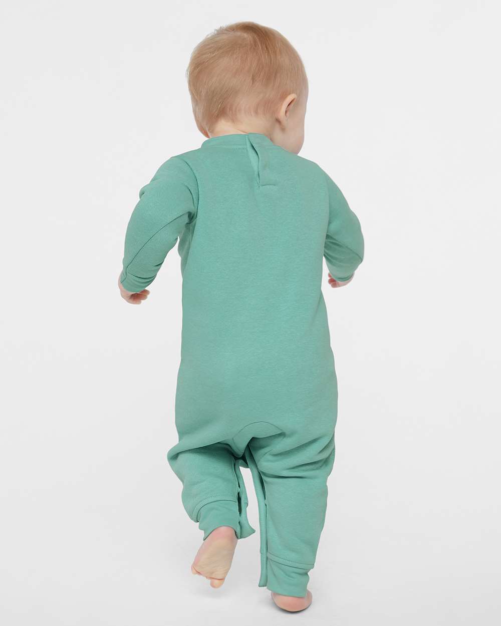 Infant Fleece One-Piece - OnModelBack - B07238172 - Saltwater