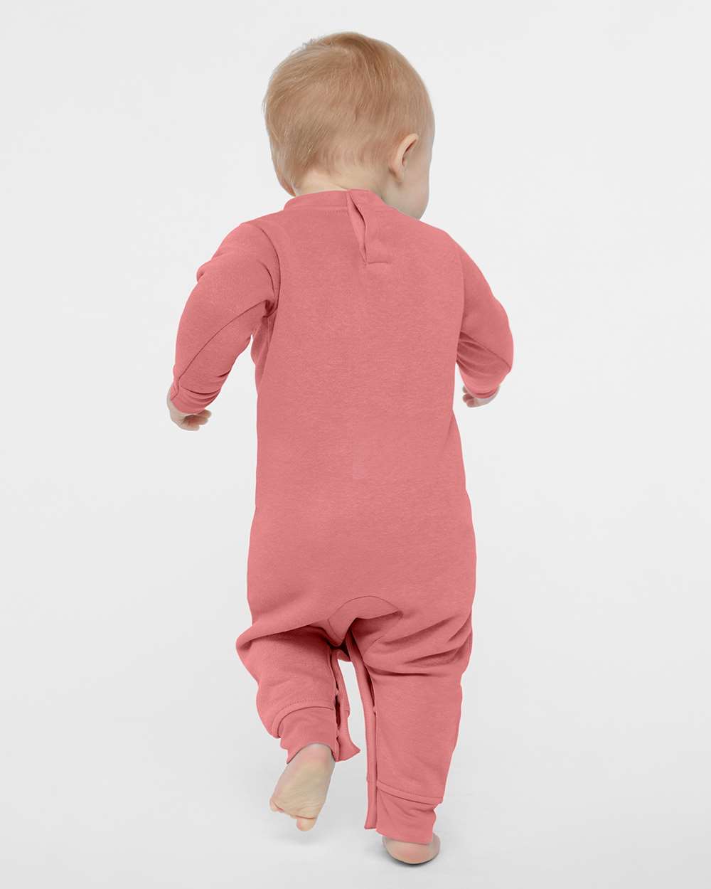 Infant Fleece One-Piece - OnModelBack - B07238272 - Mauvelous