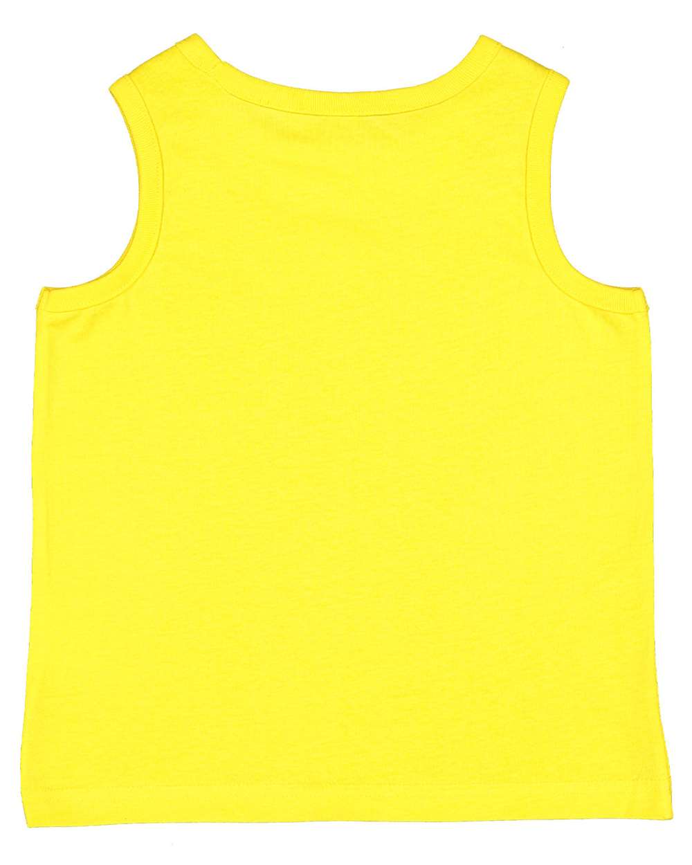 Toddler Fine Jersey Tank - Back - B08538403 - Yellow