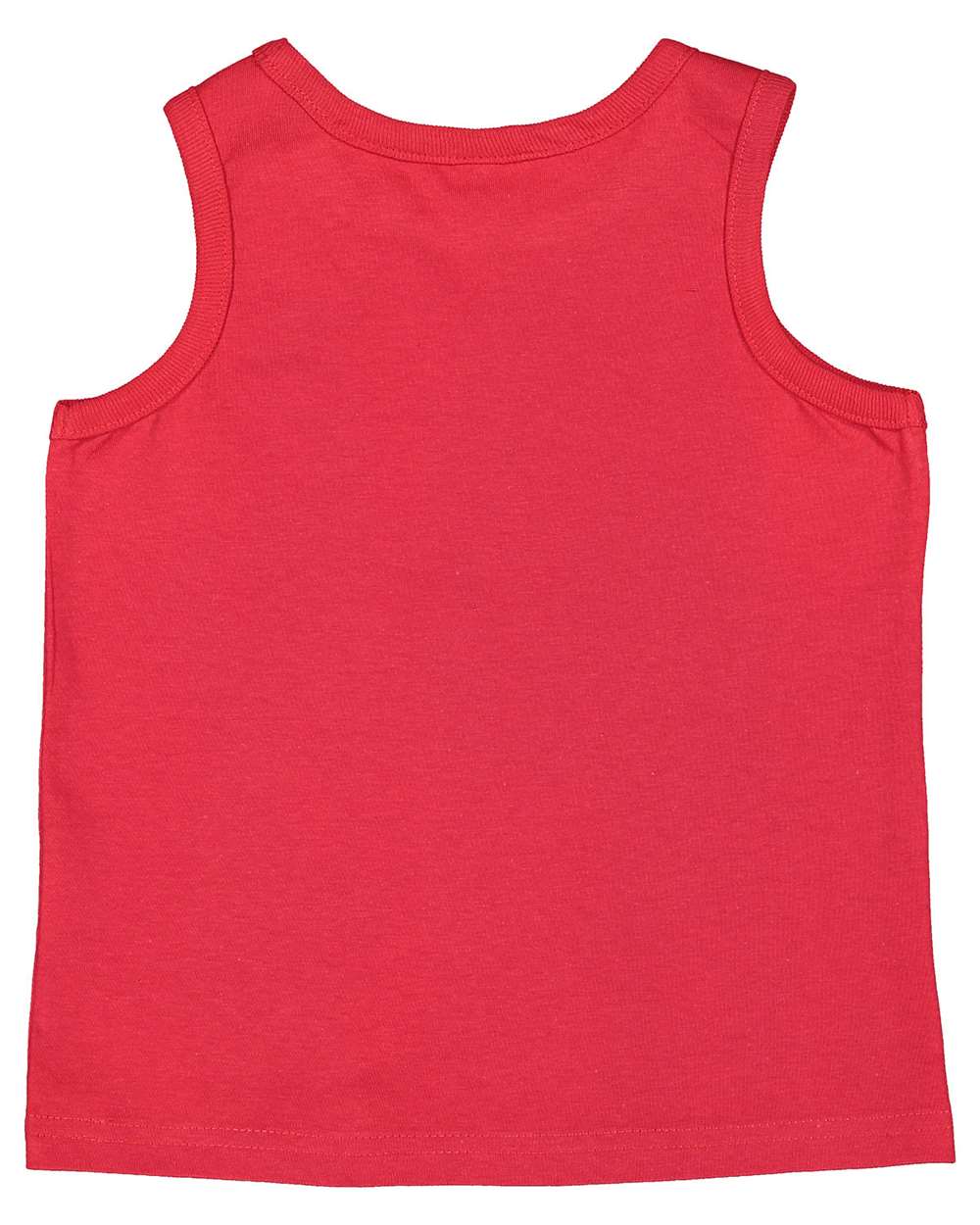 Toddler Fine Jersey Tank - Back - B08538703 - Red