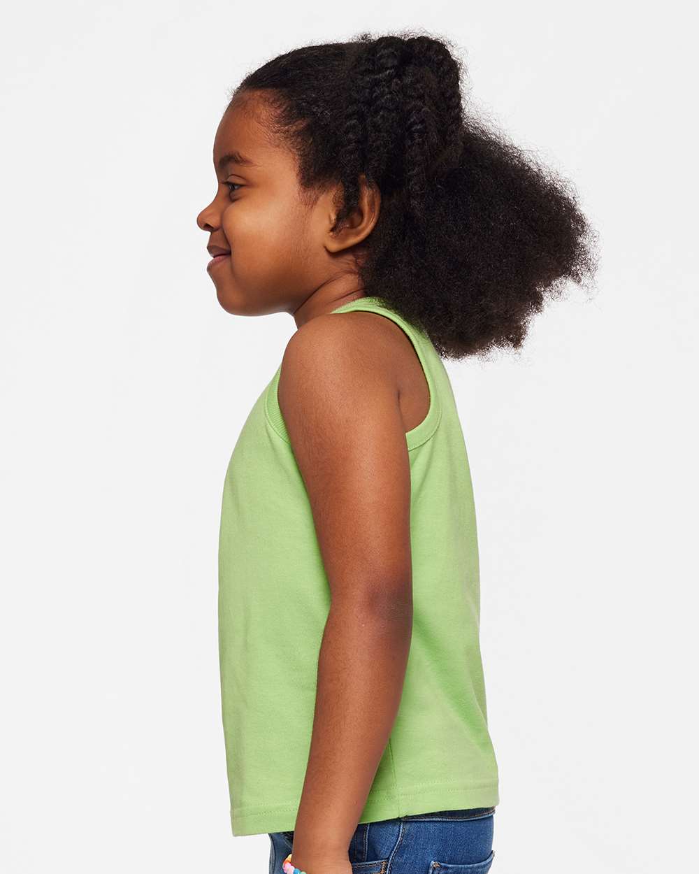 Toddler Fine Jersey Tank - OnModelSide - B08538173 - Key Lime