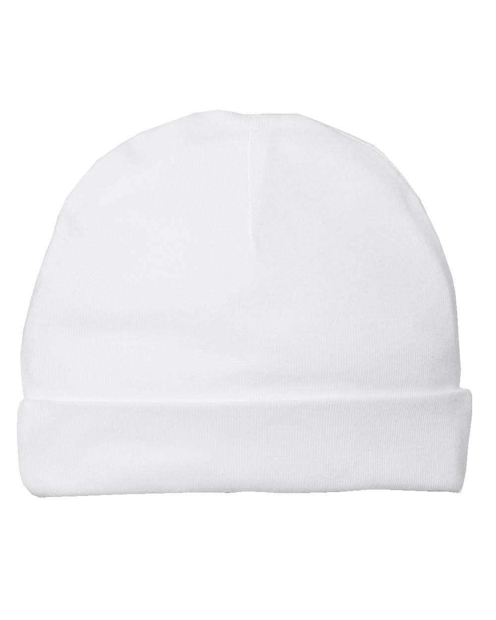 Infant Baby Rib Beanie - Back - B84638000 - White