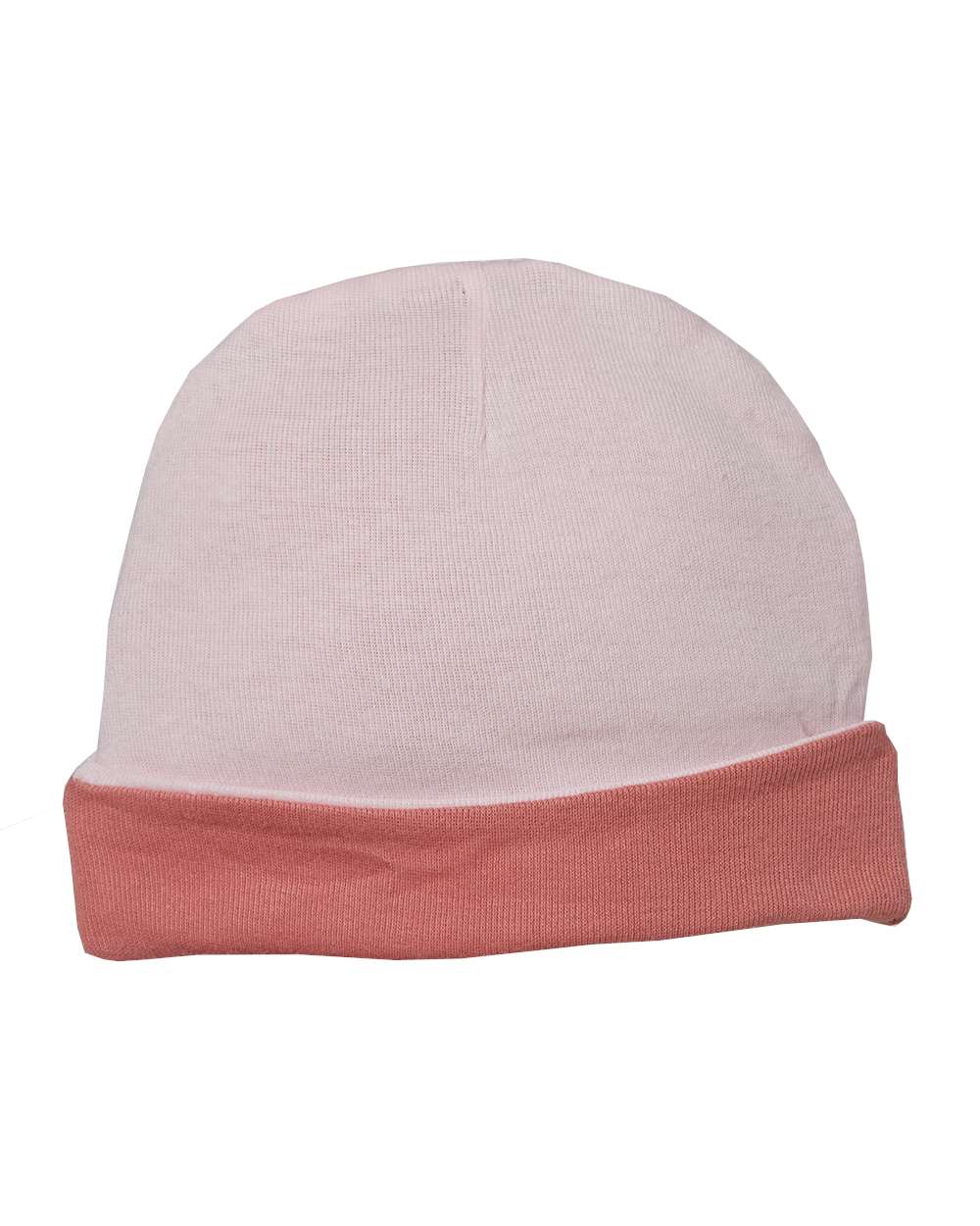 Infant Baby Rib Beanie - Back - B84638310 - Ballerina/ Mauvelous