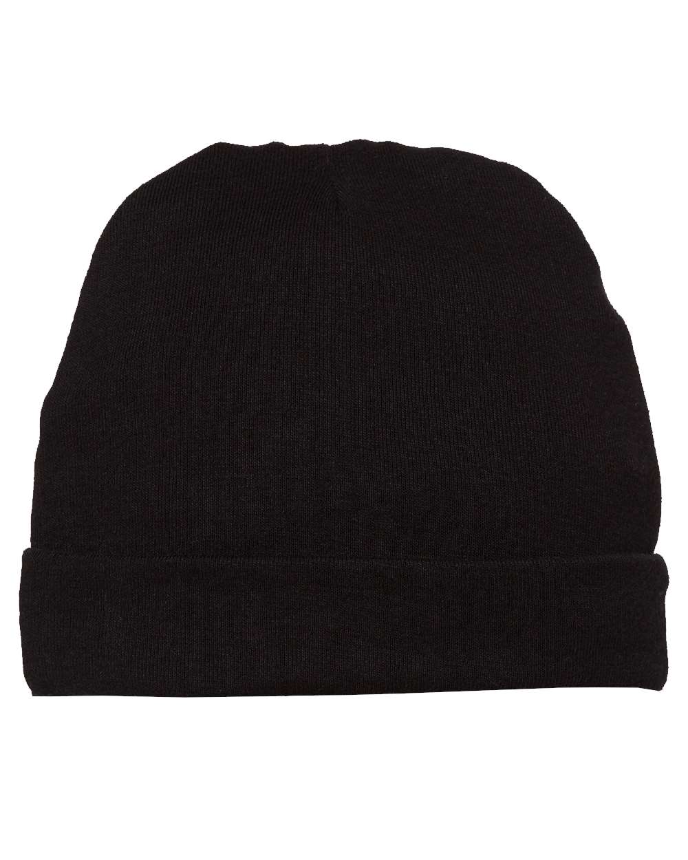 Infant Baby Rib Beanie - Back - B84638500 - Black
