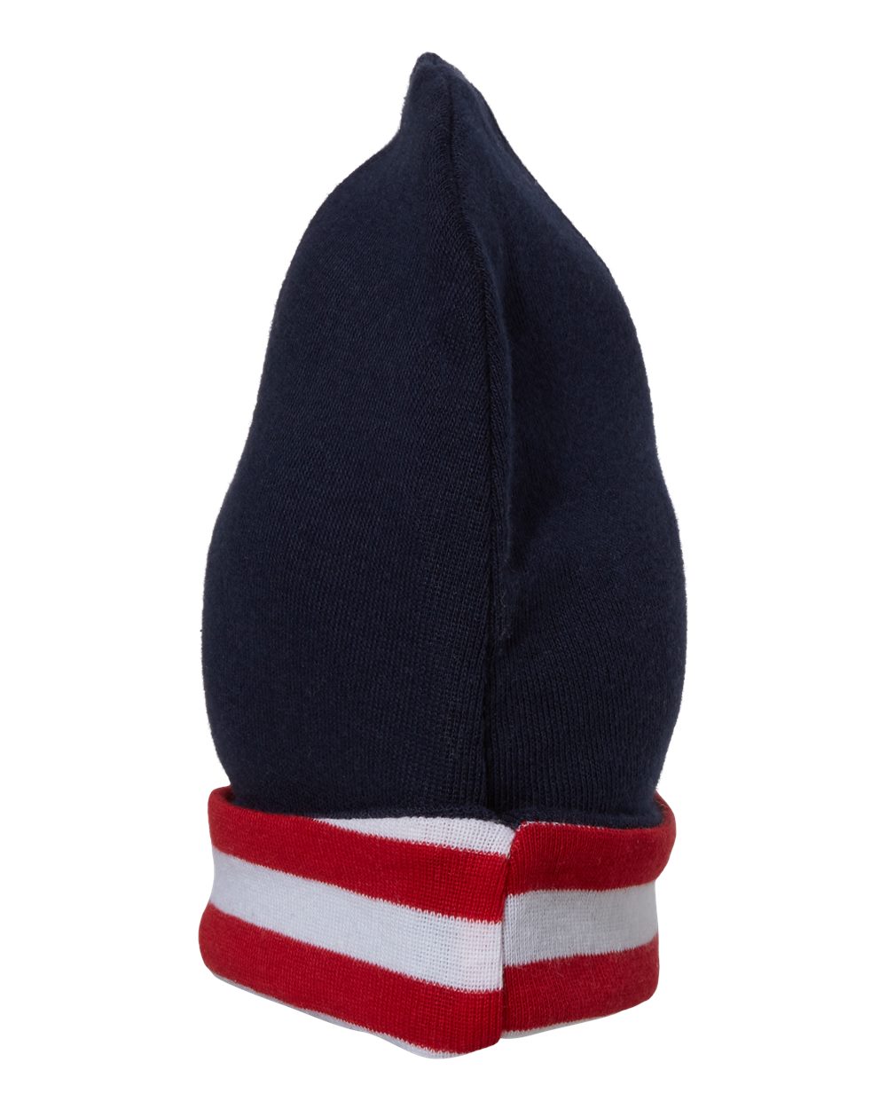 Infant Baby Rib Beanie - DirectSide - B84638840 - Navy/ Red-White Stripe