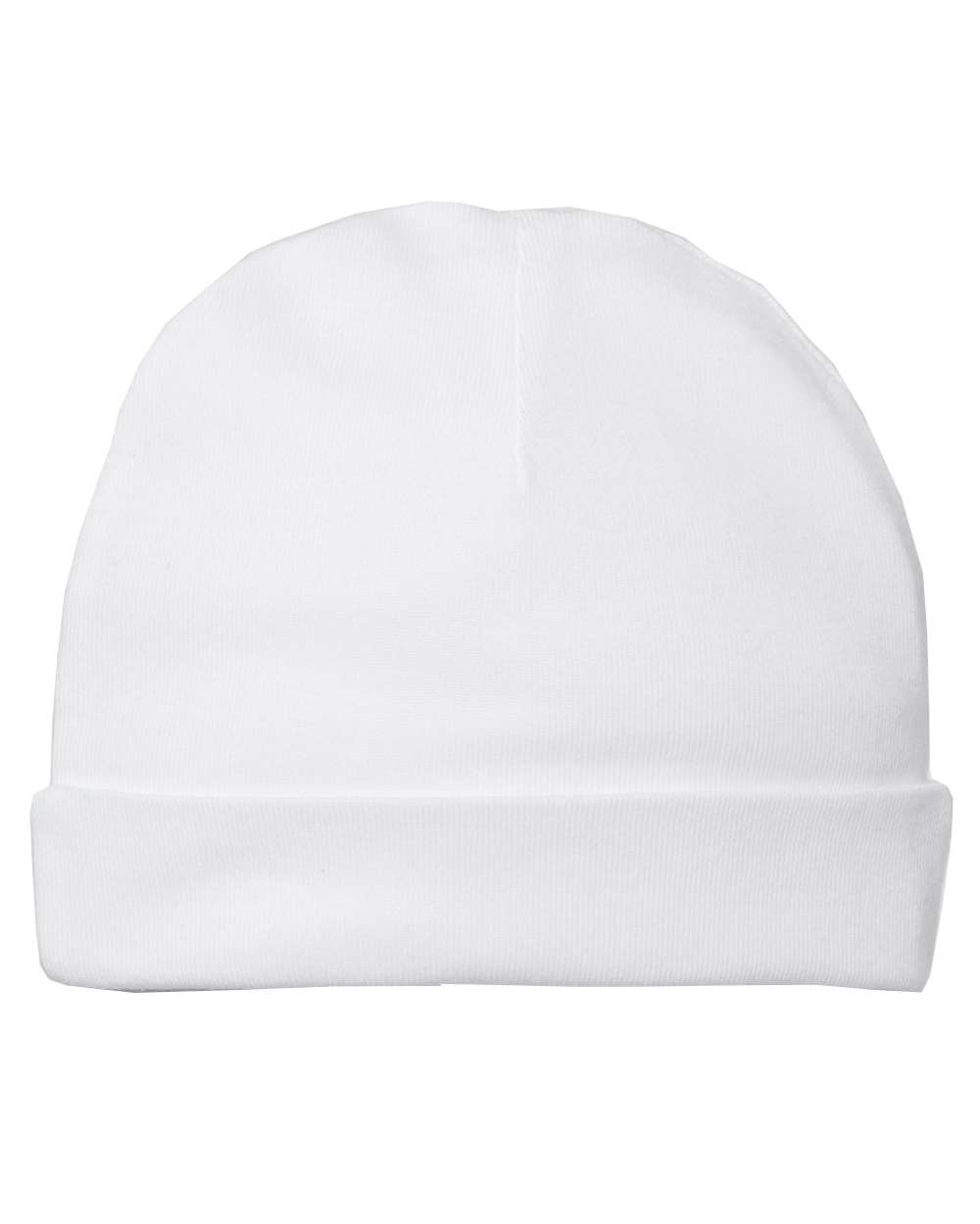 Infant Baby Rib Beanie - Front - B84638000 - White