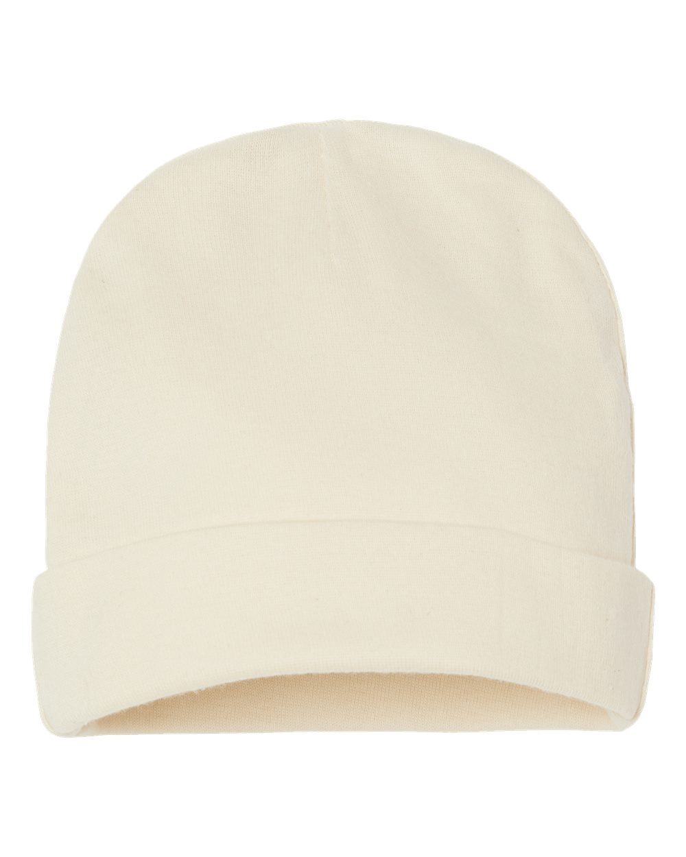 Infant Baby Rib Beanie - Front - B84638240 - Natural