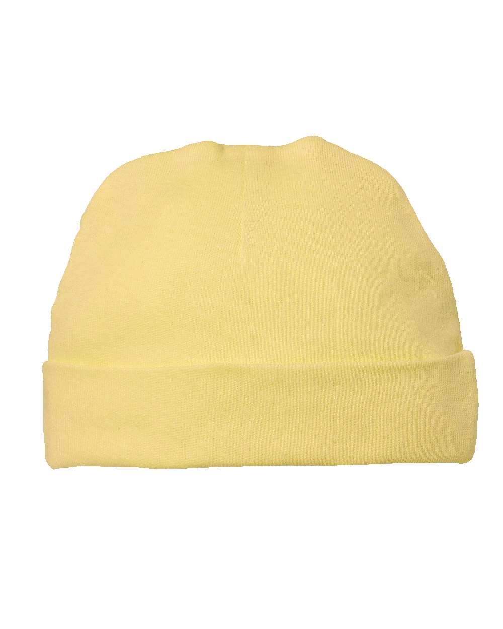 Infant Baby Rib Beanie - Front - B84638410 - Butter