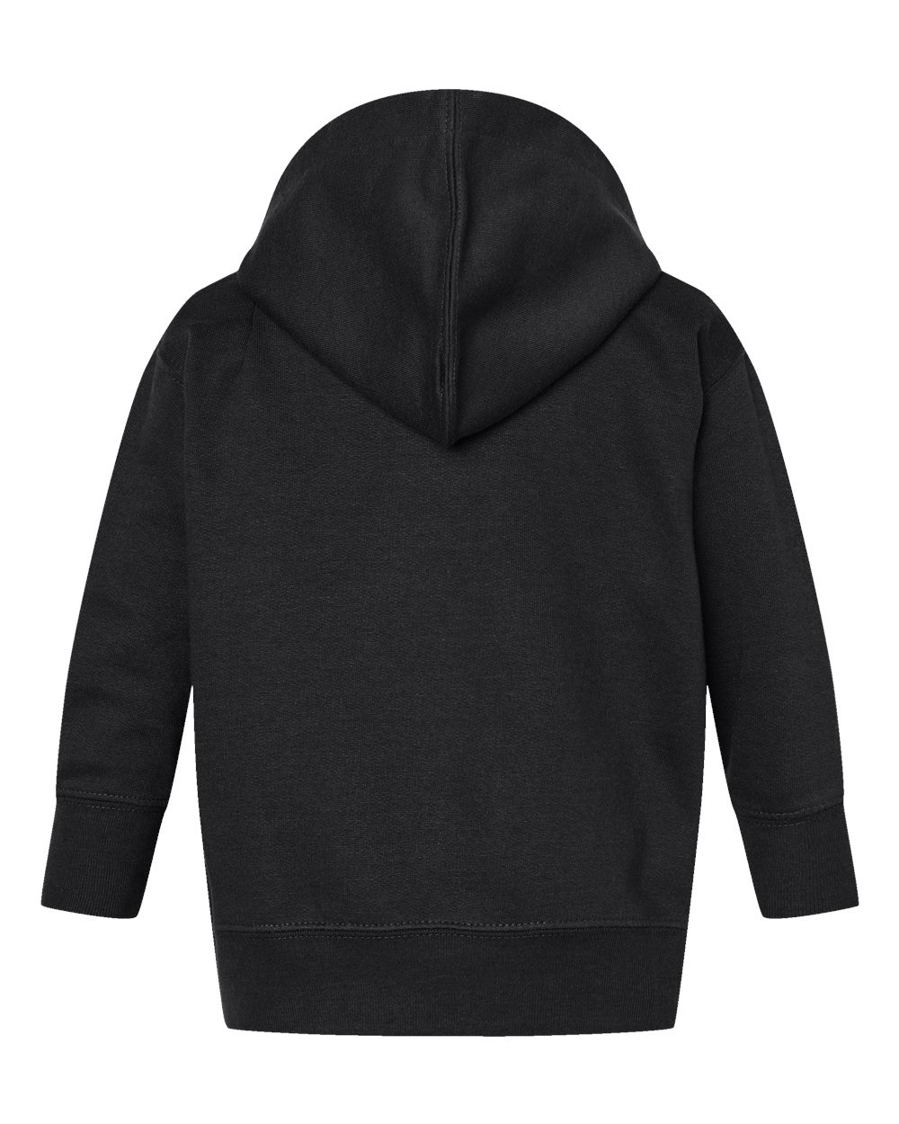 Infant Full-Zip Fleece Hoodie Sweatshirt - Back - B86838504 - Black
