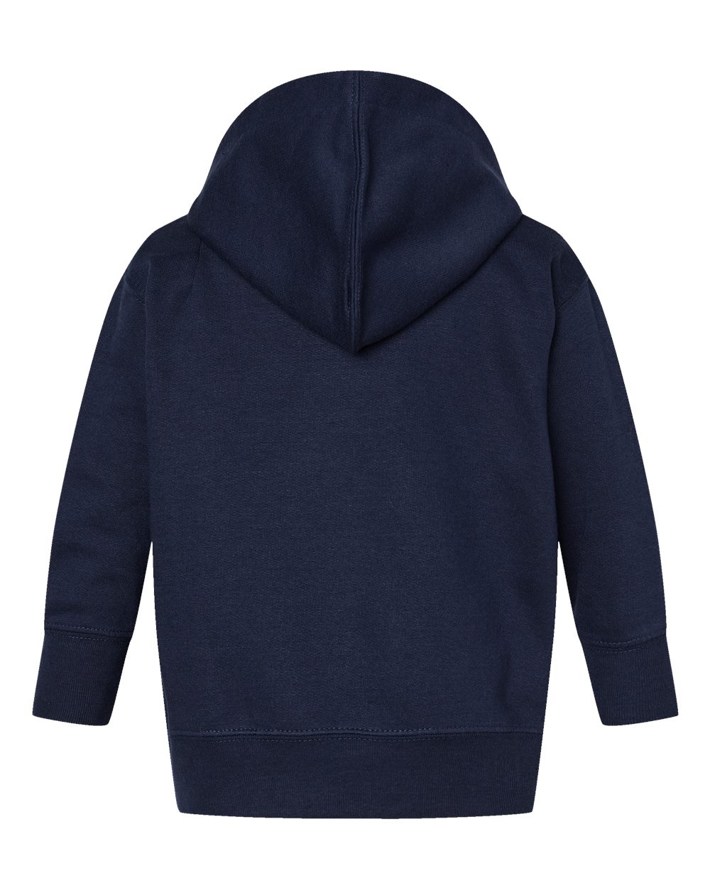 Infant Full-Zip Fleece Hoodie Sweatshirt - Back - B86838652 - Navy