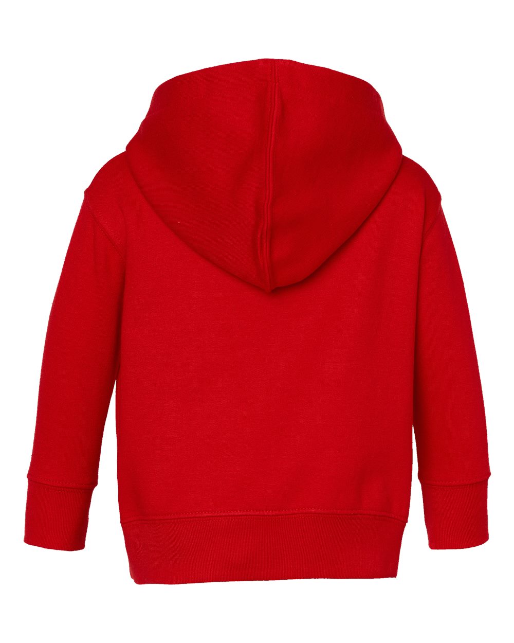 Infant Full-Zip Fleece Hoodie Sweatshirt - Back - B86838703 - Red