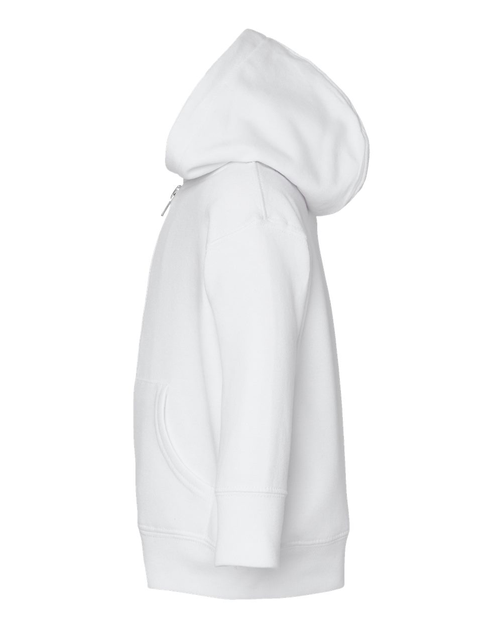 Infant Full-Zip Fleece Hoodie Sweatshirt - DirectSide - B86838003 - White
