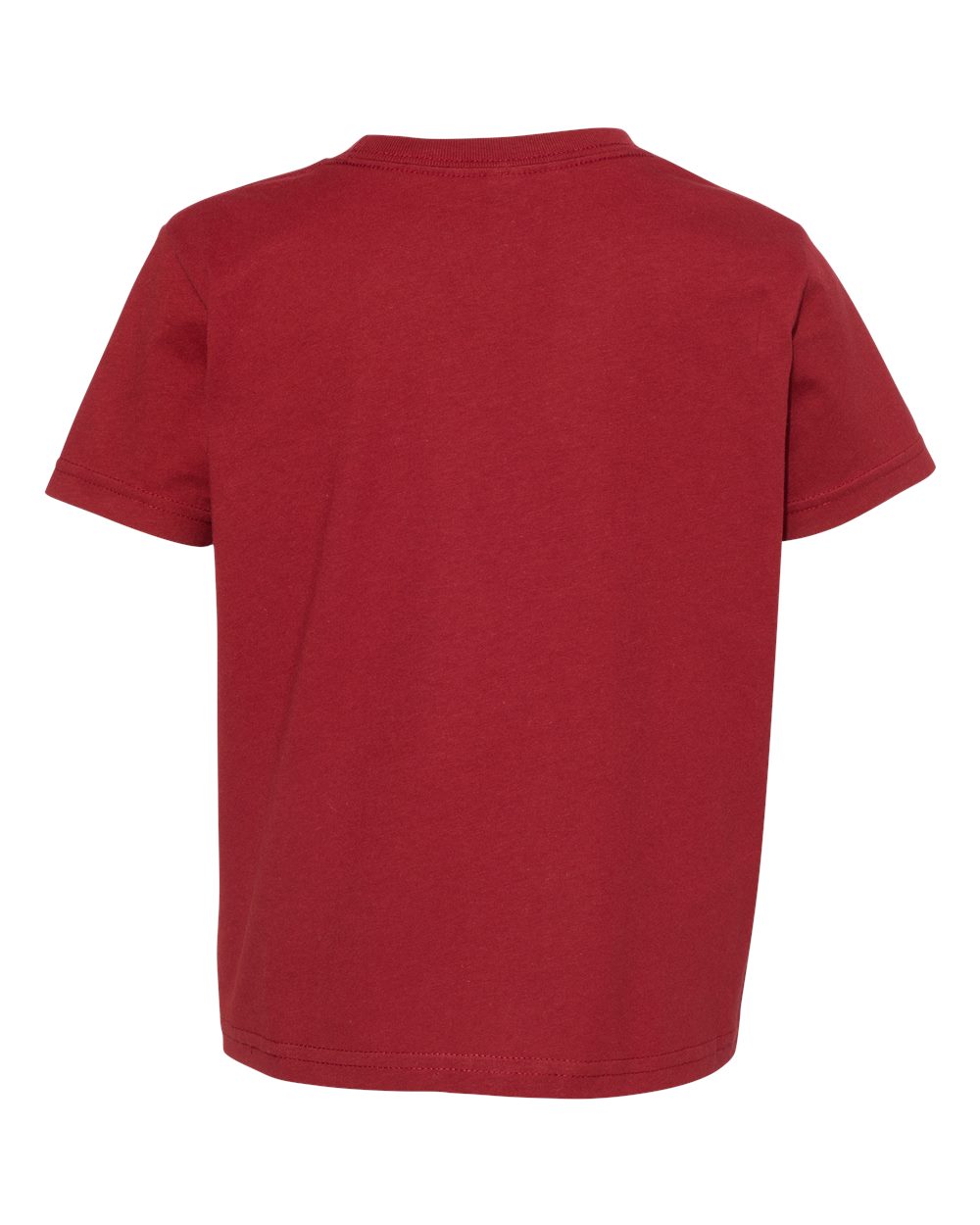 Toddler Fine Jersey Tee - Back - B31838063 - Garnet