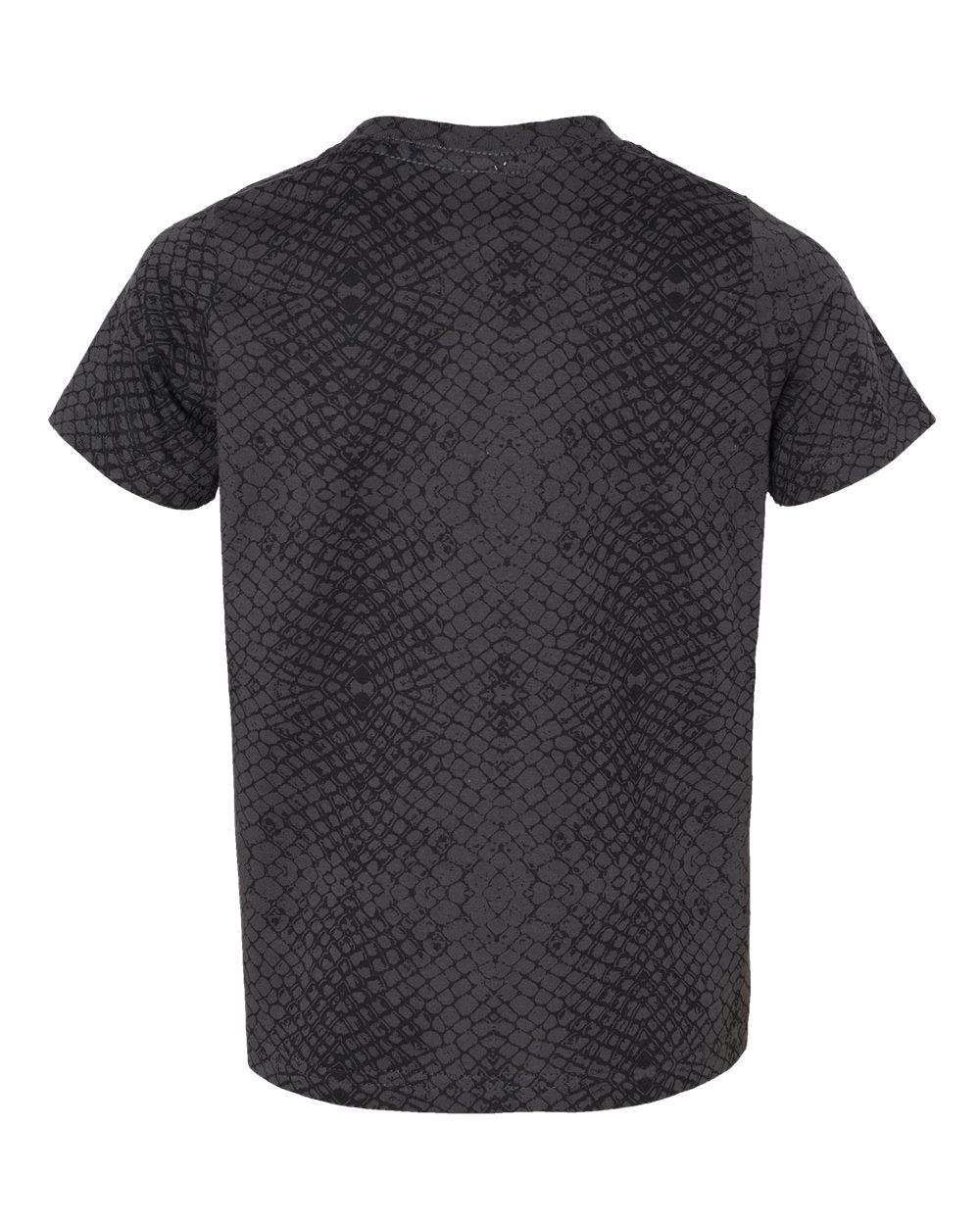 Toddler Fine Jersey Tee - Back - B31838833 - Black Reptile