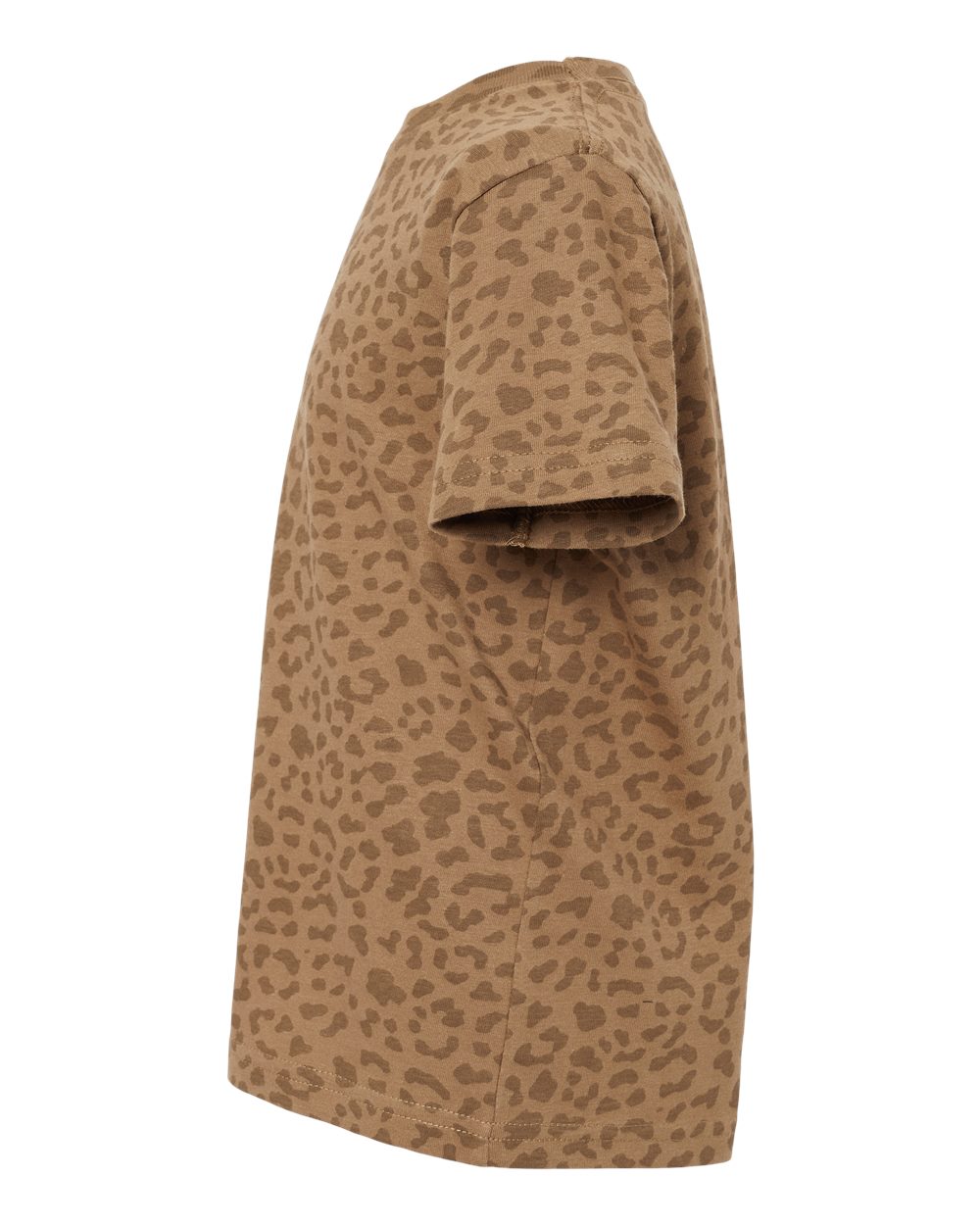 Toddler Fine Jersey Tee - DirectSide - B31838843 - Brown Leopard