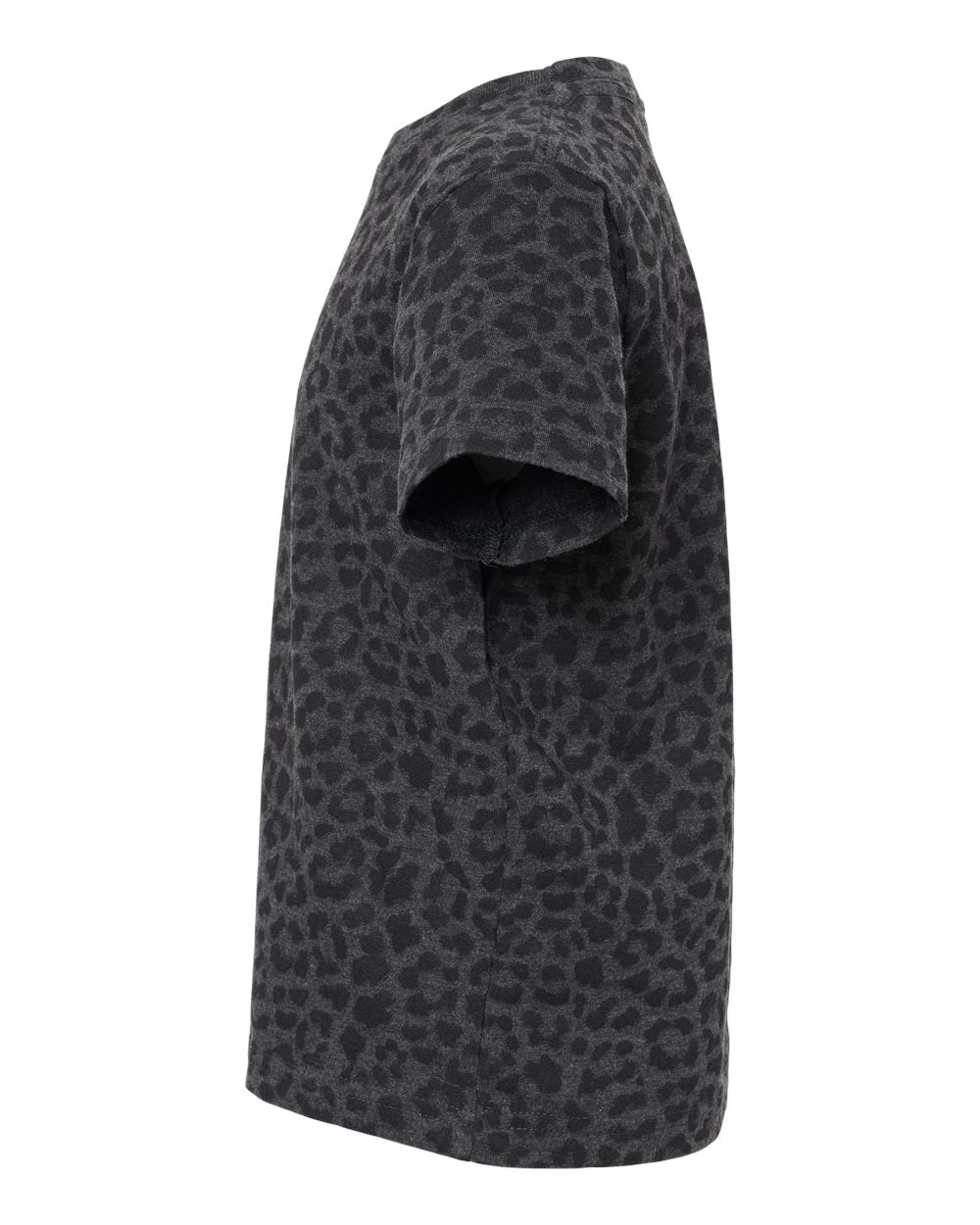 Toddler Fine Jersey Tee - DirectSide - B31838853 - Black Leopard