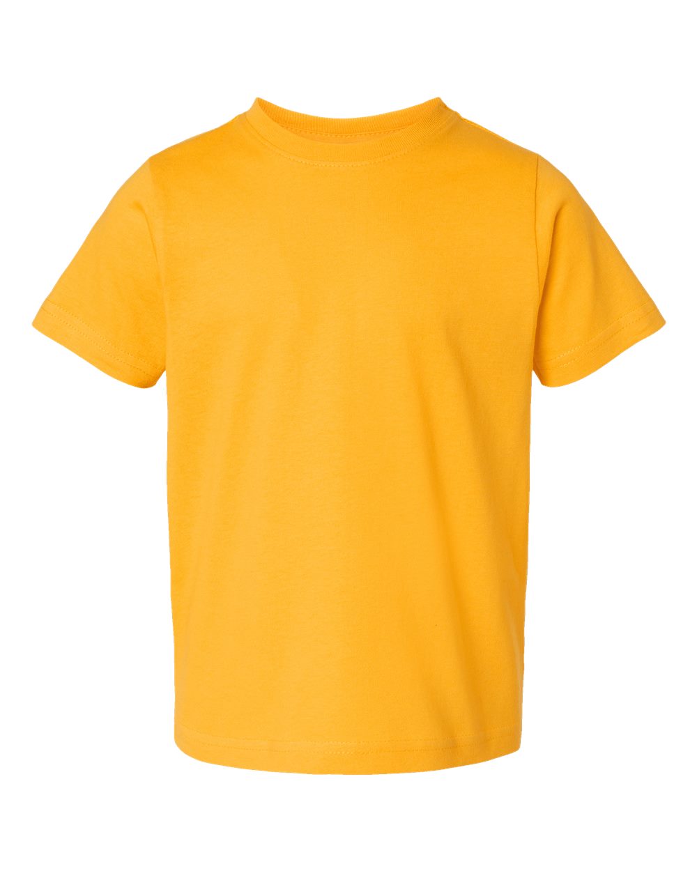 Toddler Fine Jersey Tee - Front - B31838123 - Gold