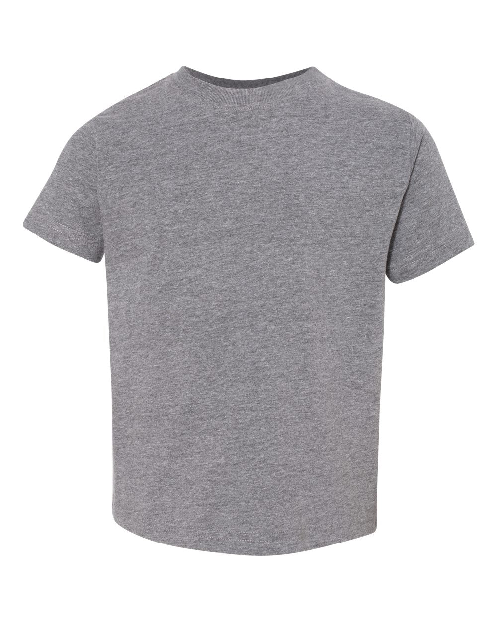 Toddler Fine Jersey Tee - Front - B31838133 - Granite Heather
