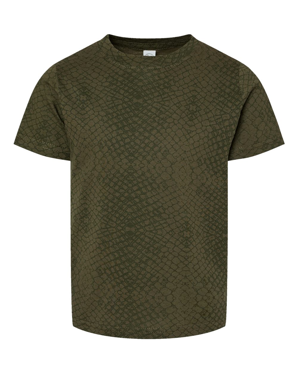 Toddler Fine Jersey Tee - Front - B31838223 - Green Reptile