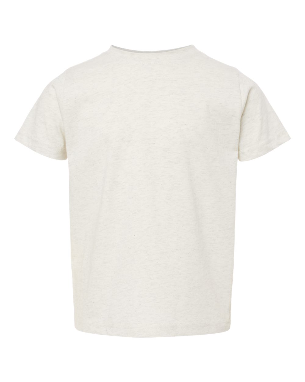 Toddler Fine Jersey Tee - Front - B31838243 - Natural Heather