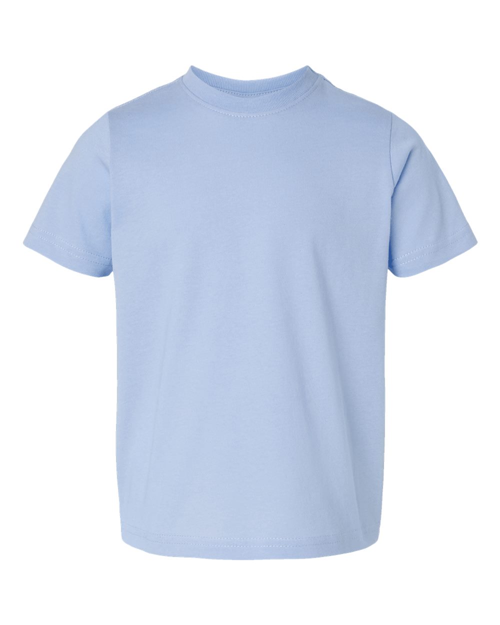 Toddler Fine Jersey Tee - Front - B31838253 - Light Blue