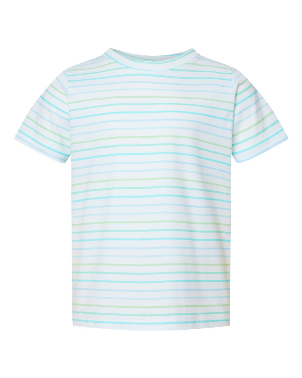 Toddler Fine Jersey Tee - Front - B31838373 - Marine Stripe