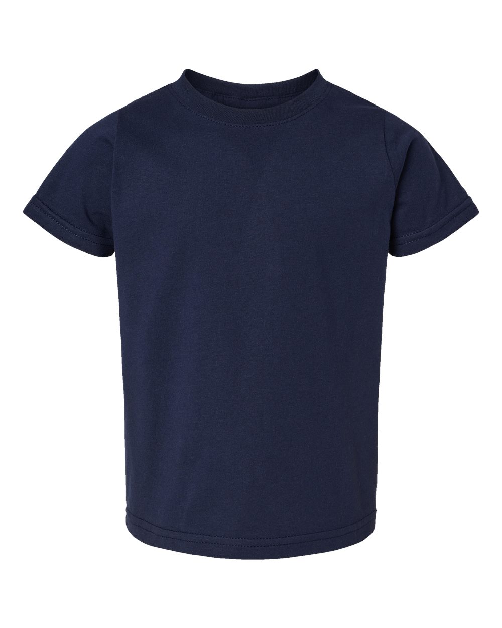 Toddler Fine Jersey Tee - Front - B31838653 - Navy