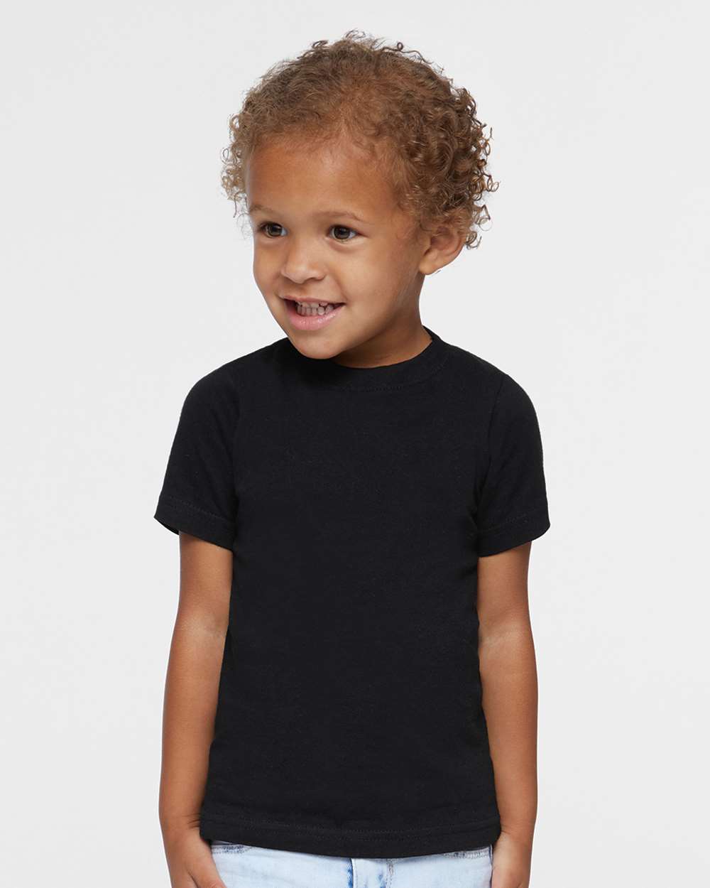 Toddler Fine Jersey Tee - OnModelFront - B31838503 - Black