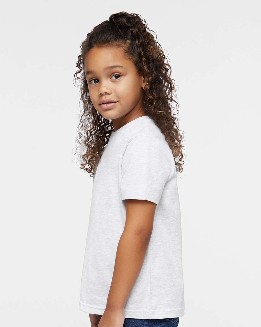 Toddler Fine Jersey Tee - OnModelSide - B31838023 - Ash