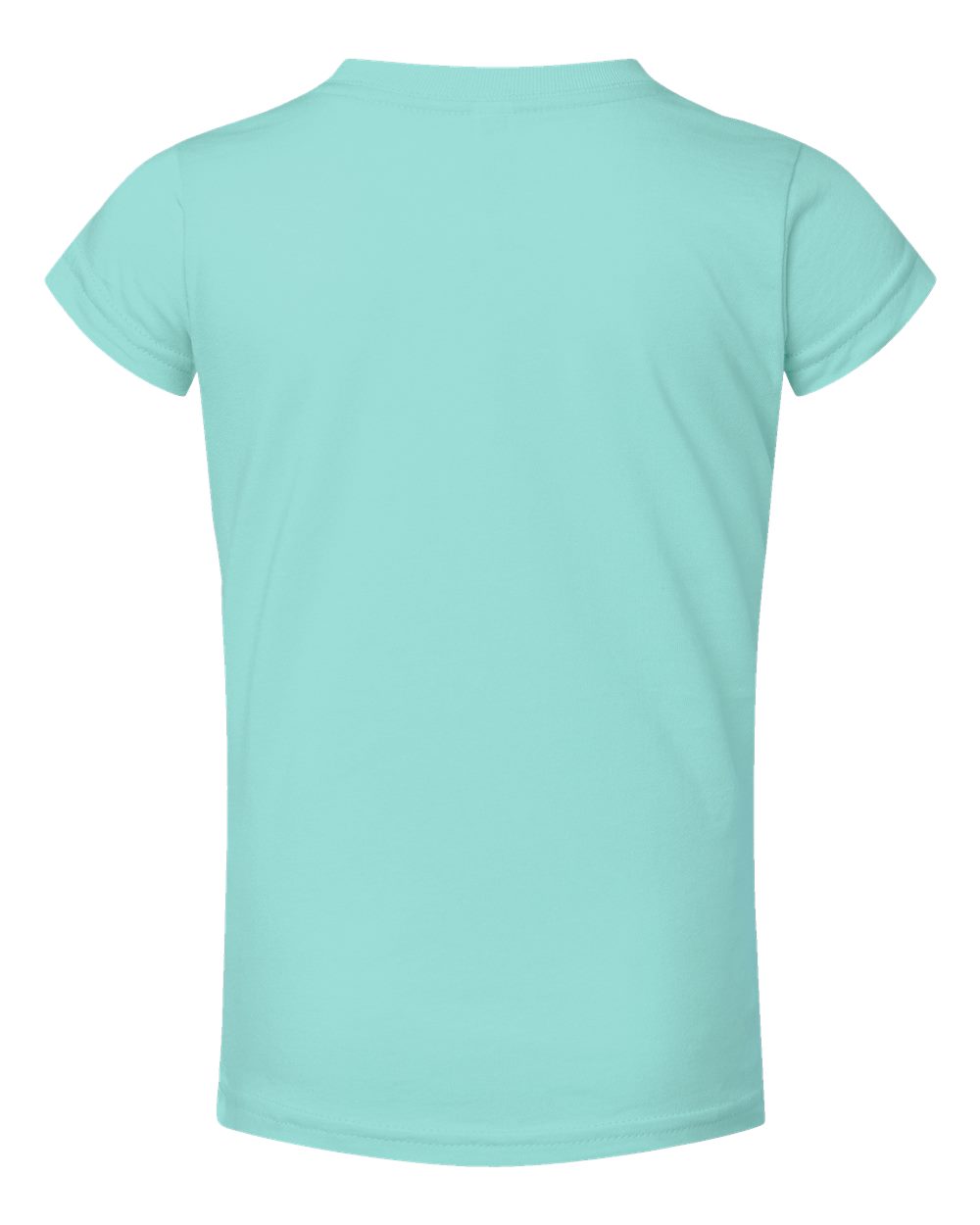 Toddler Girls Fine Jersey Tee - Back - B32038384 - Chill