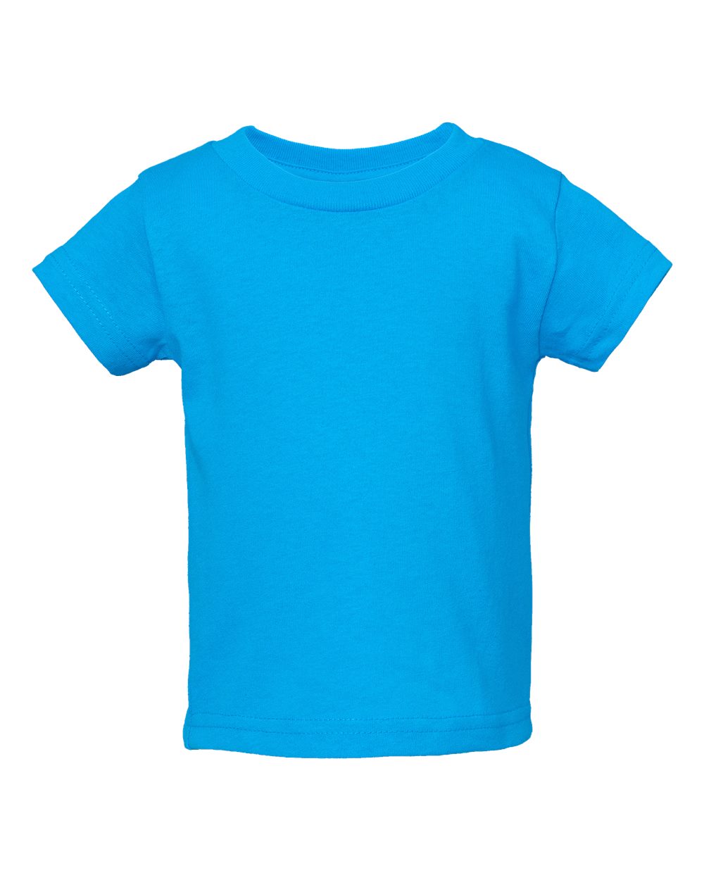 Infant Cotton Jersey Tee - Front - B30038782 - Turquoise
