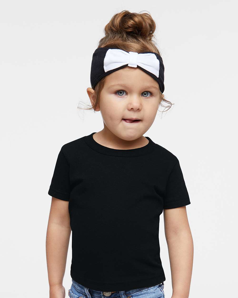 Infant Cotton Jersey Tee - OnModelFront - B30038502 - Black