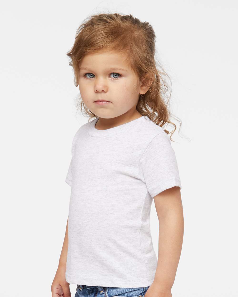 Infant Cotton Jersey Tee - OnModelSide - B30038022 - Ash