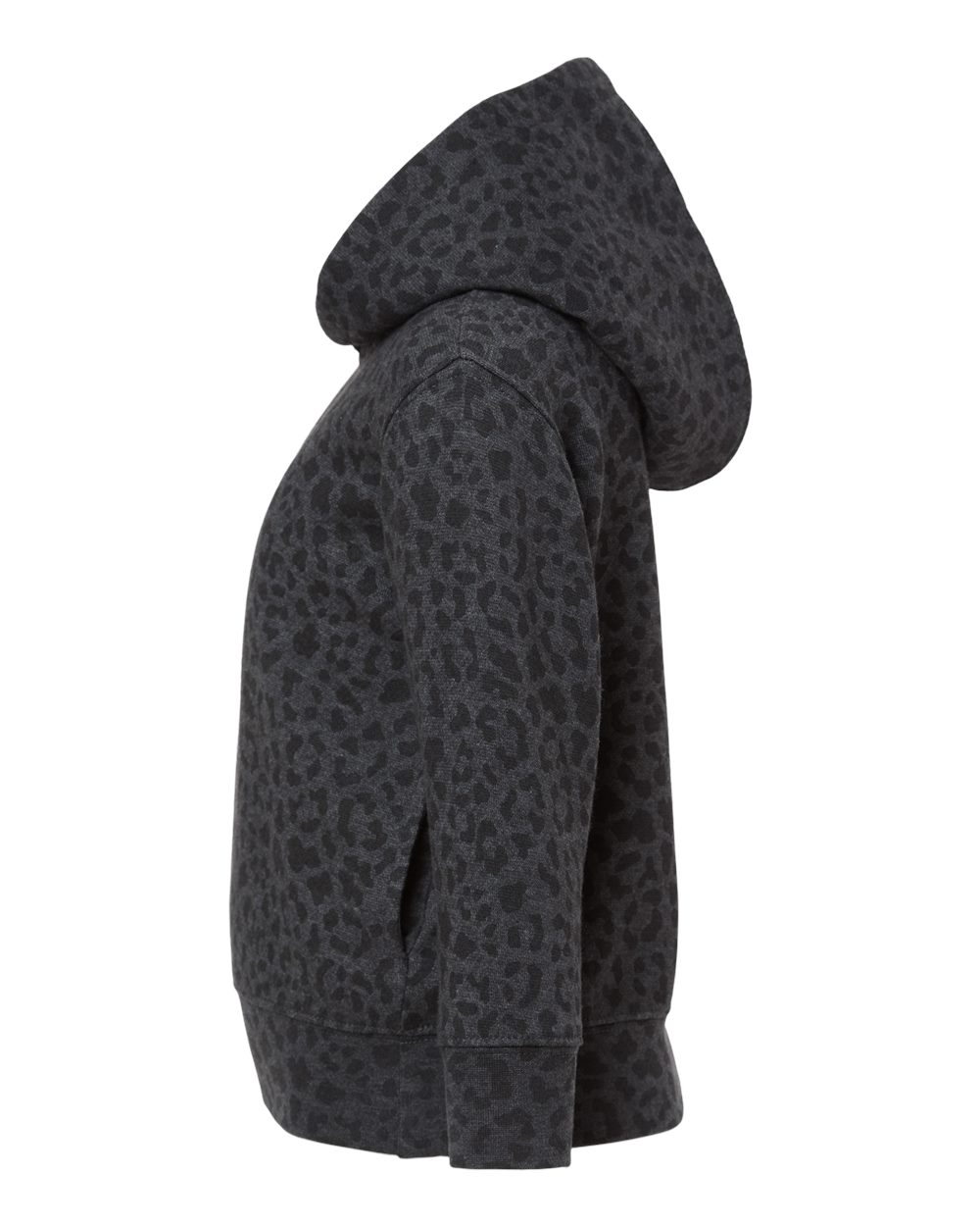 Toddler Pullover Fleece Hoodie - DirectSide - B32238513 - Black Leopard