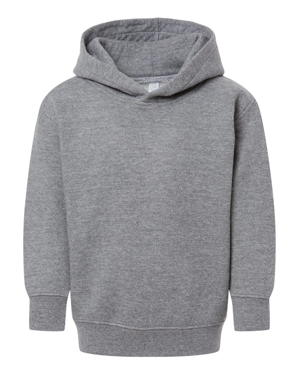 Toddler Pullover Fleece Hoodie - Front - B32238573 - Granite Heather