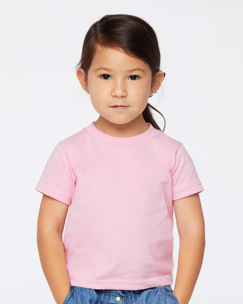 Youth Juvy T-Shirt - OnModelFront - B33838306 - Pink