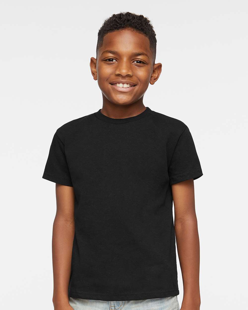 Youth Juvy T-Shirt - OnModelFront - B33838506 - Black