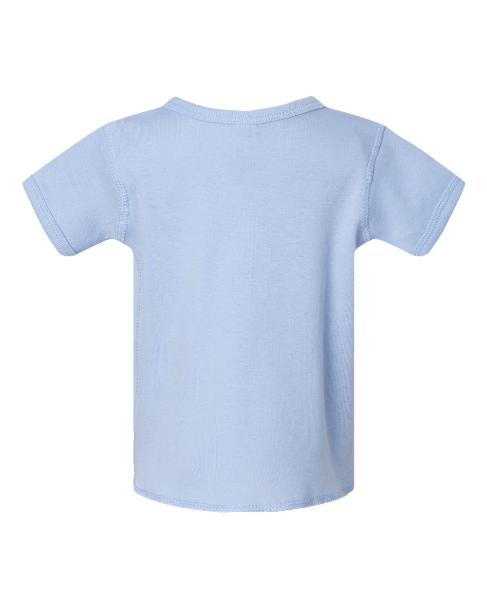 Infant Baby Rib Tee - Back - B35538251 - Light Blue