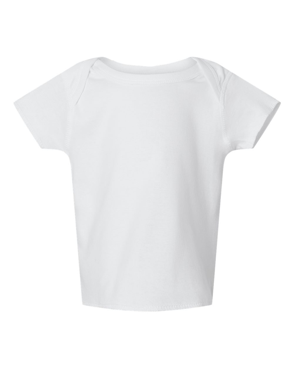Infant Baby Rib Tee - Front - B35538001 - White