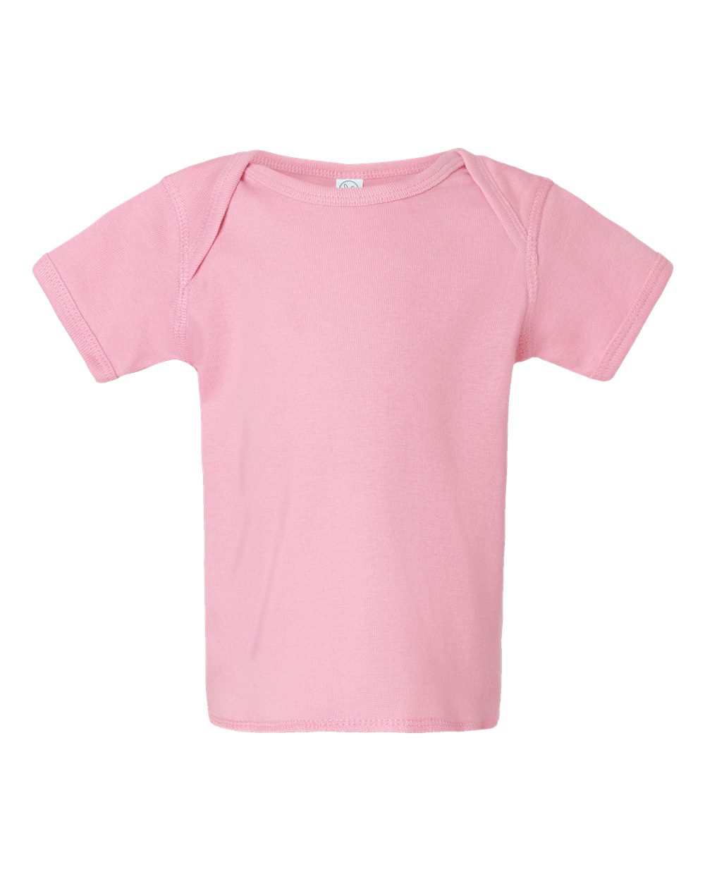 Infant Baby Rib Tee - Front - B35538301 - Pink