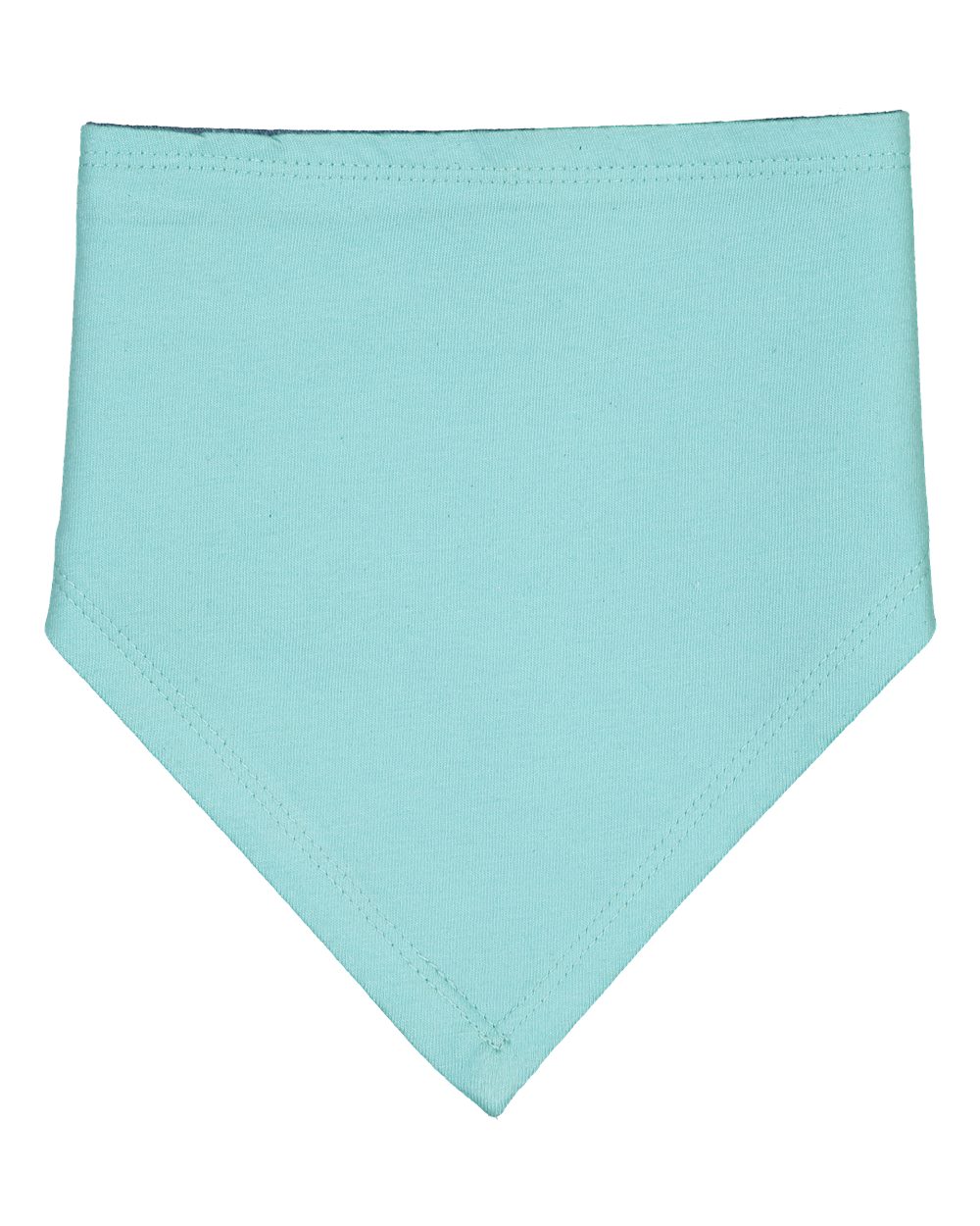 Infant Premium Jersey Bandana Bib - Front - B02938380 - Chill/ Indigo