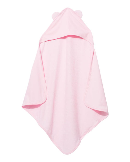Terry Cloth Hooded Towel with Ears - Front - B03038270 - Ballerina