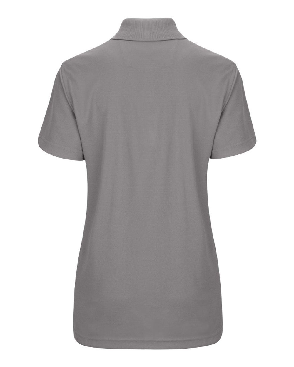 Women's Performance Knit Pocketless Core Polo - Back - B54230370 - Grey