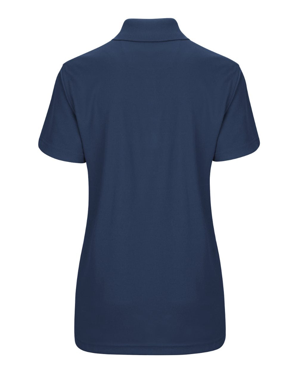 Women's Performance Knit Pocketless Core Polo - Back - B54230650 - Navy