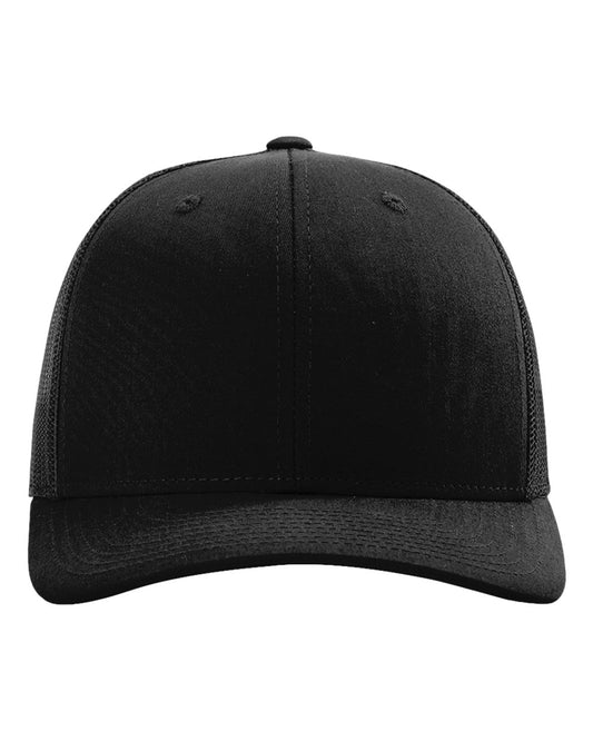 Sustainable Trucker Cap - Front - B53395500 - Black